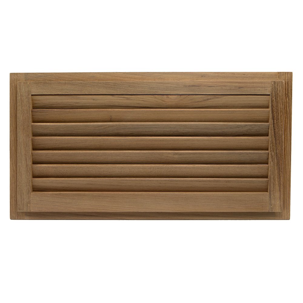 Whitecap Teak Louvered Insert - 9 - 3/8" x 18" x 3/4" - Get Tight Gear