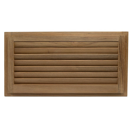 Whitecap Teak Louvered Insert - 9 - 3/8" x 18" x 3/4" - Get Tight Gear