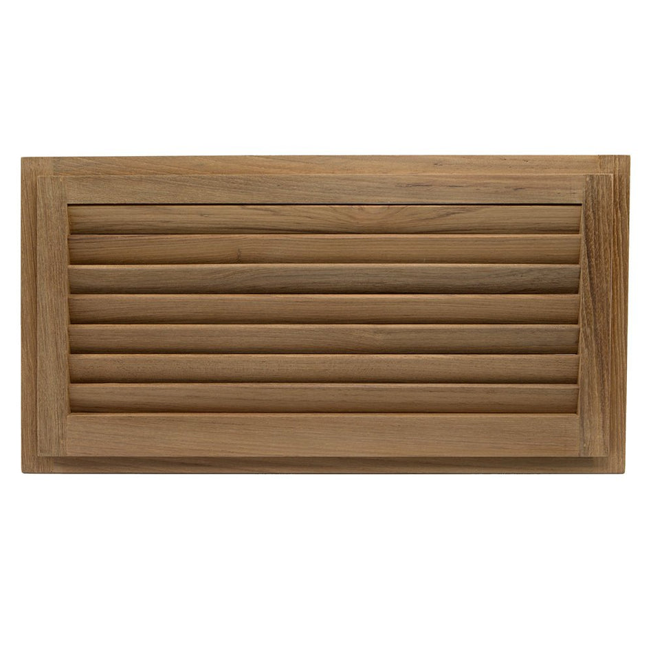 Whitecap Teak Louvered Insert - 9 - 3/8" x 18" x 3/4" - Get Tight Gear