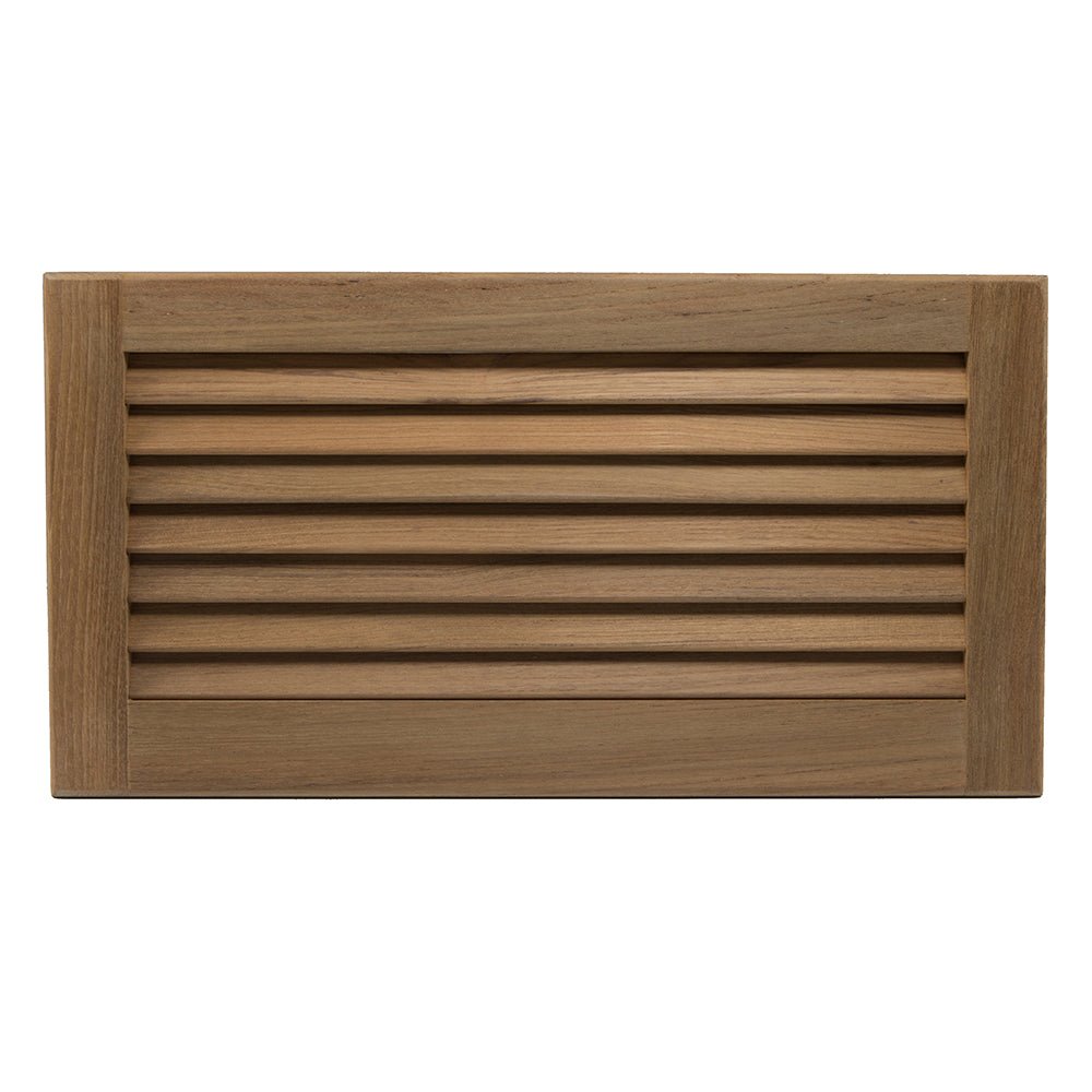 Whitecap Teak Louvered Insert - 9 - 3/8" x 18" x 3/4" - Get Tight Gear