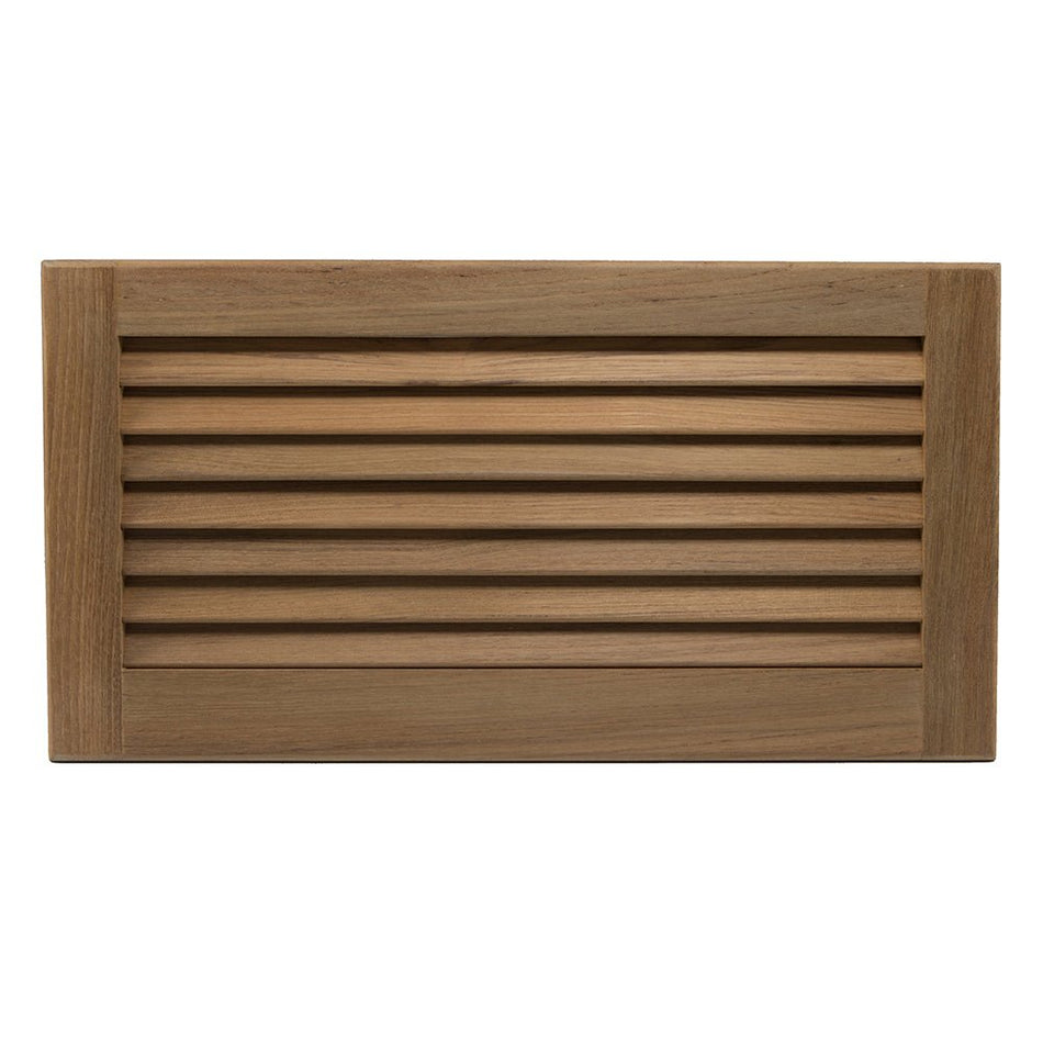 Whitecap Teak Louvered Insert - 9 - 3/8" x 18" x 3/4" - Get Tight Gear