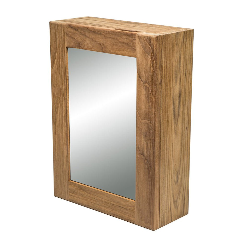 Whitecap Teak Medicine Chest w/Mirror - Get Tight Gear