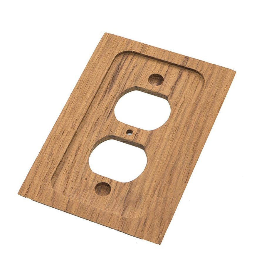 Whitecap Teak Outlet Cover/Receptacle Plate - Get Tight Gear