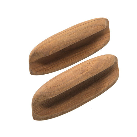 Whitecap Teak Oval Drawer Pull - 4"L - 2 Pack - Get Tight Gear