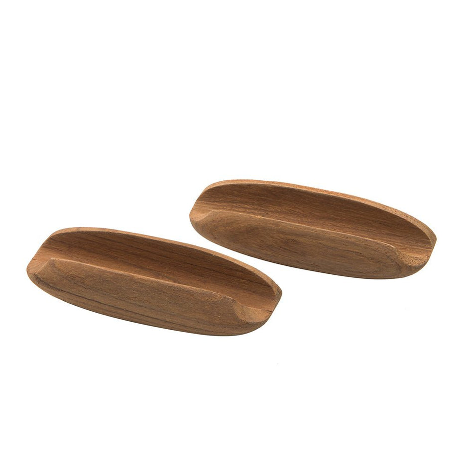 Whitecap Teak Oval Drawer Pull - 4"L - 2 Pack - Get Tight Gear