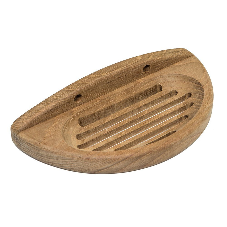 Whitecap Teak Oval Soap Dish - Get Tight Gear