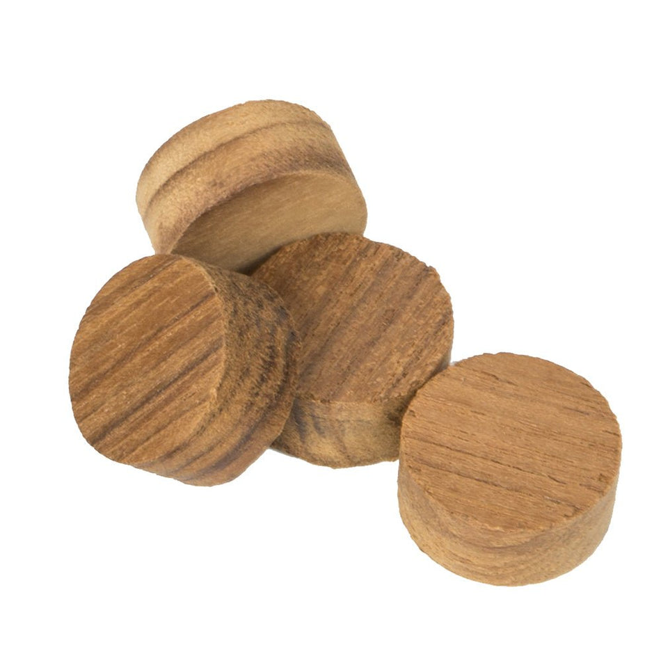 Whitecap Teak Plug - 1" - 20 Pack - Get Tight Gear