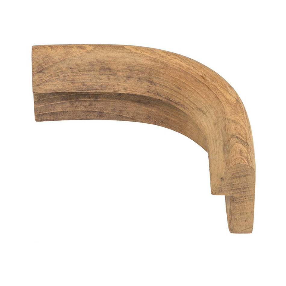 Whitecap Teak Rail Outside Corner Molding - Get Tight Gear