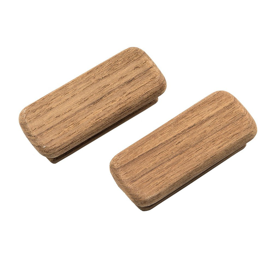 Whitecap Teak Rectangular Drawer Knob - 2 - 3/4"L - 2 Pack - Get Tight Gear