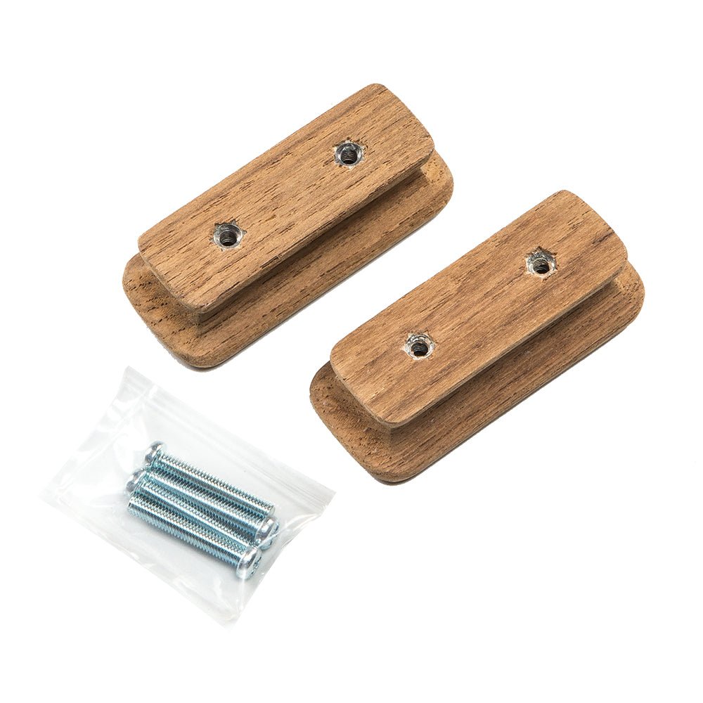 Whitecap Teak Rectangular Drawer Knob - 2 - 3/4"L - 2 Pack - Get Tight Gear