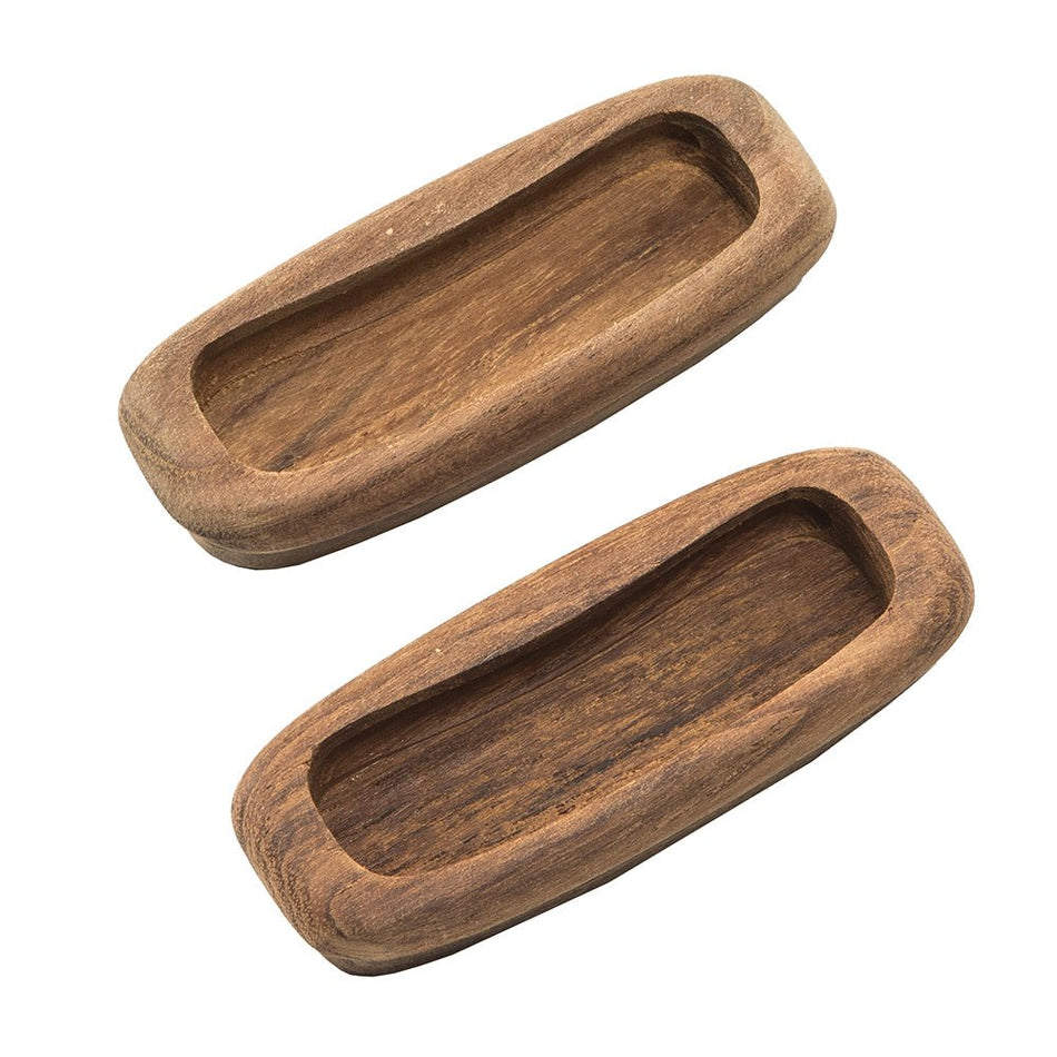 Whitecap Teak Rectangular Drawer Pull - 3 - 1/4"L - 2 Pack - Get Tight Gear