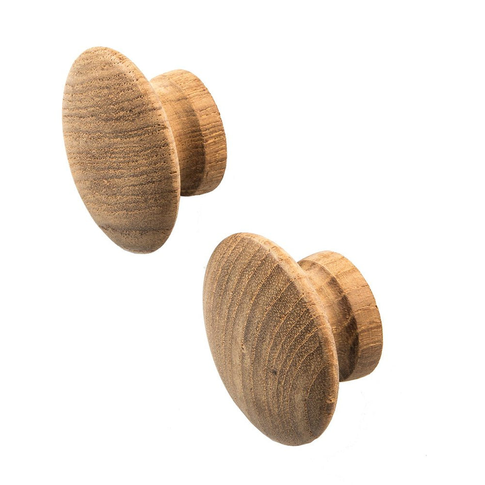Whitecap Teak Round Drawer Knob - 2" - 2 Pack - Get Tight Gear