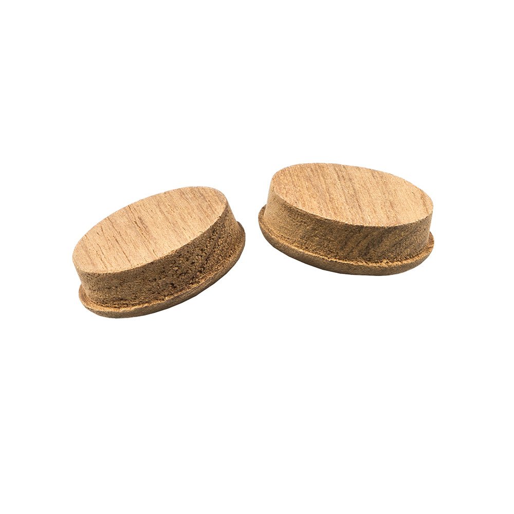 Whitecap Teak Round Drawer Pull - 1 - 3/8" Round - 2 Pack - Get Tight Gear