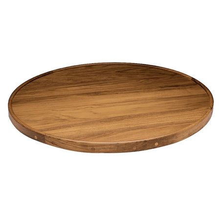 Whitecap Teak Round Table Top - 24" x 1 - 1/8" - Get Tight Gear