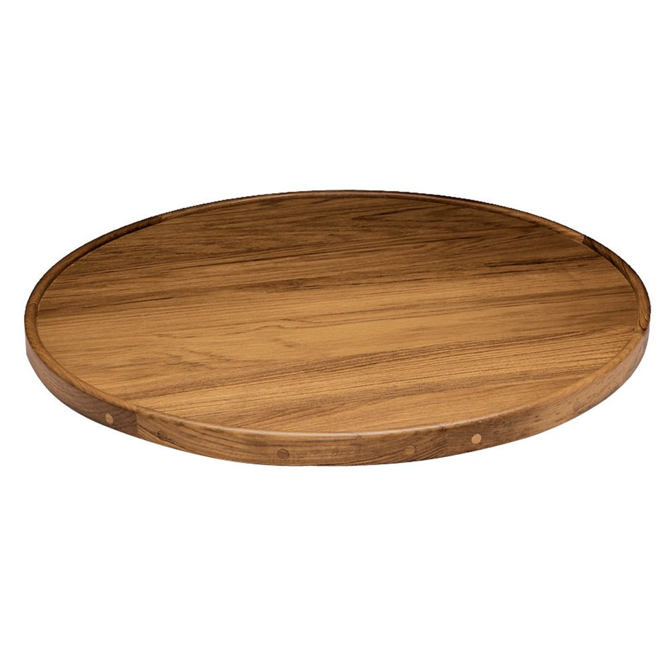 Whitecap Teak Round Table Top - 24" x 1 - 1/8" - Get Tight Gear