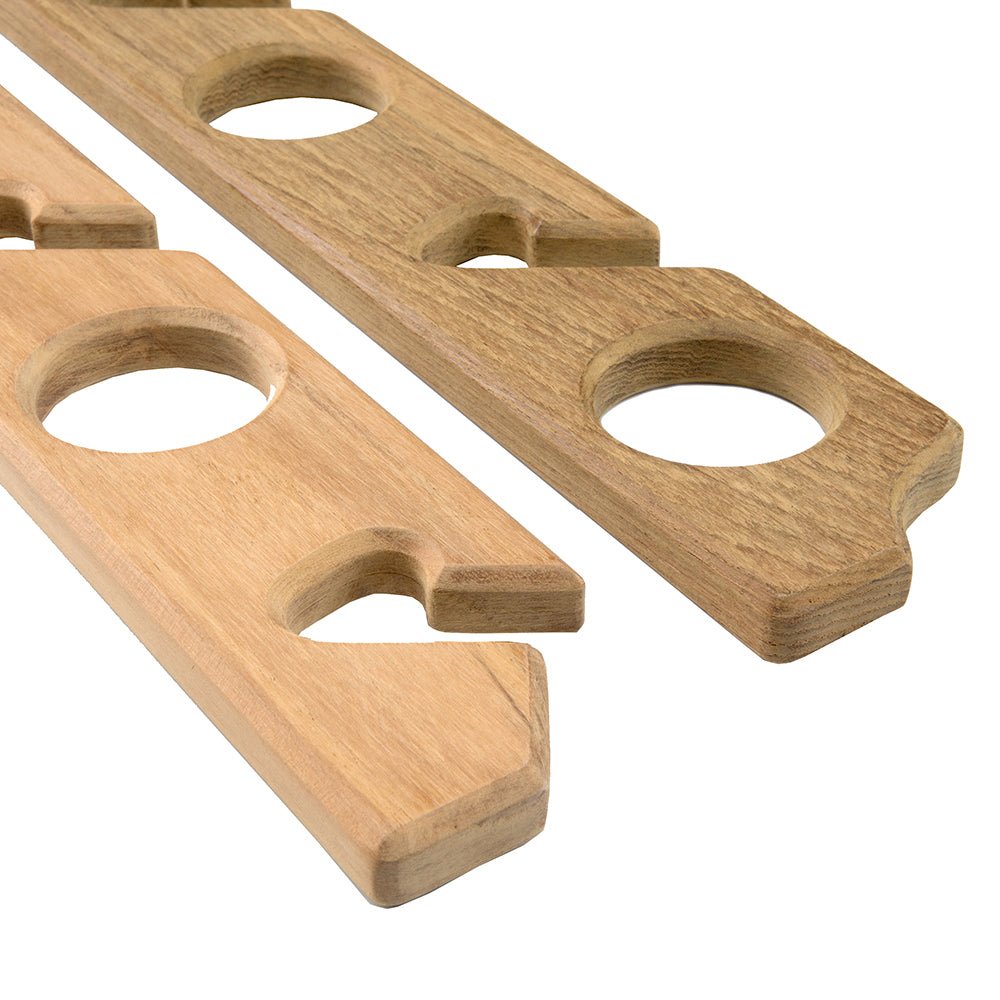 Whitecap Teak Six - Rod Storage Rack - Pair - Get Tight Gear