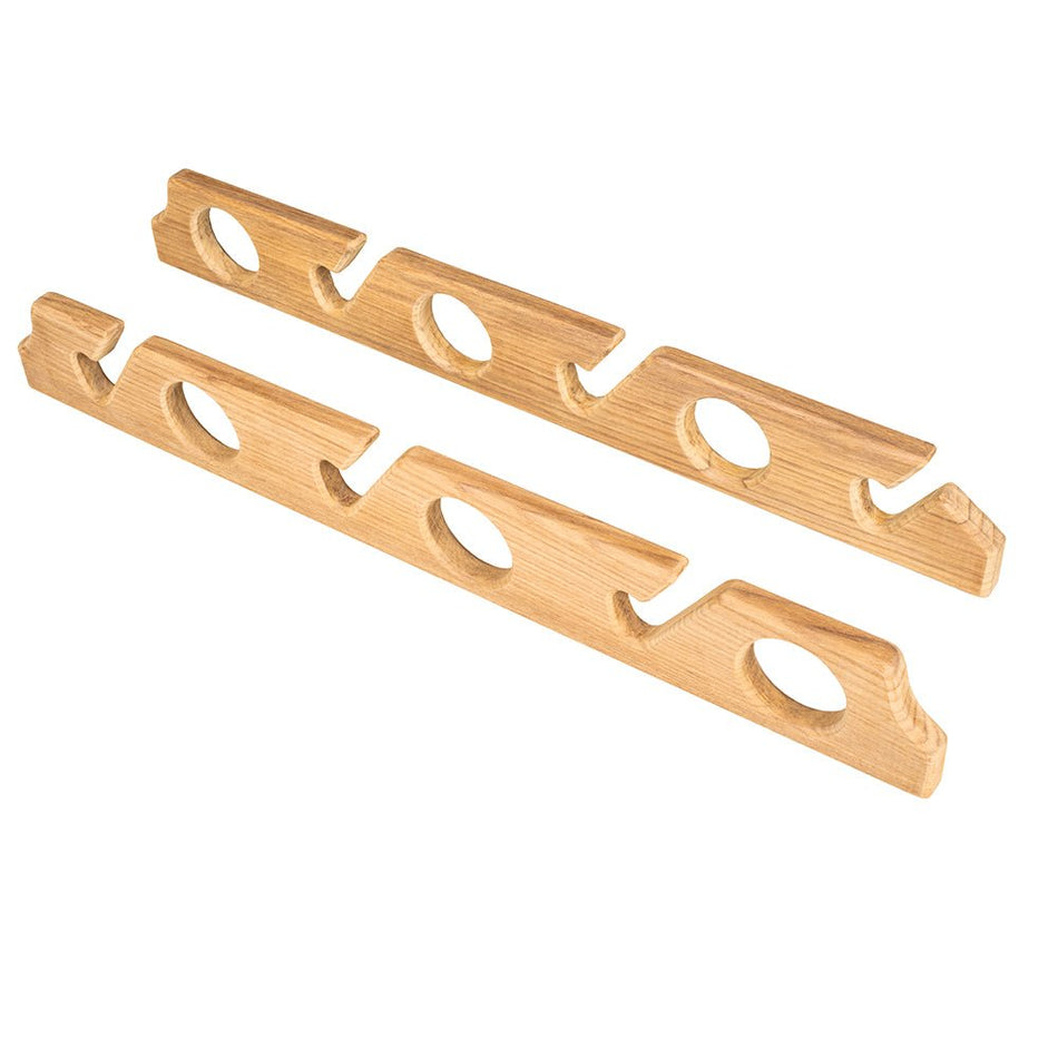 Whitecap Teak Six - Rod Storage Rack - Pair - Get Tight Gear