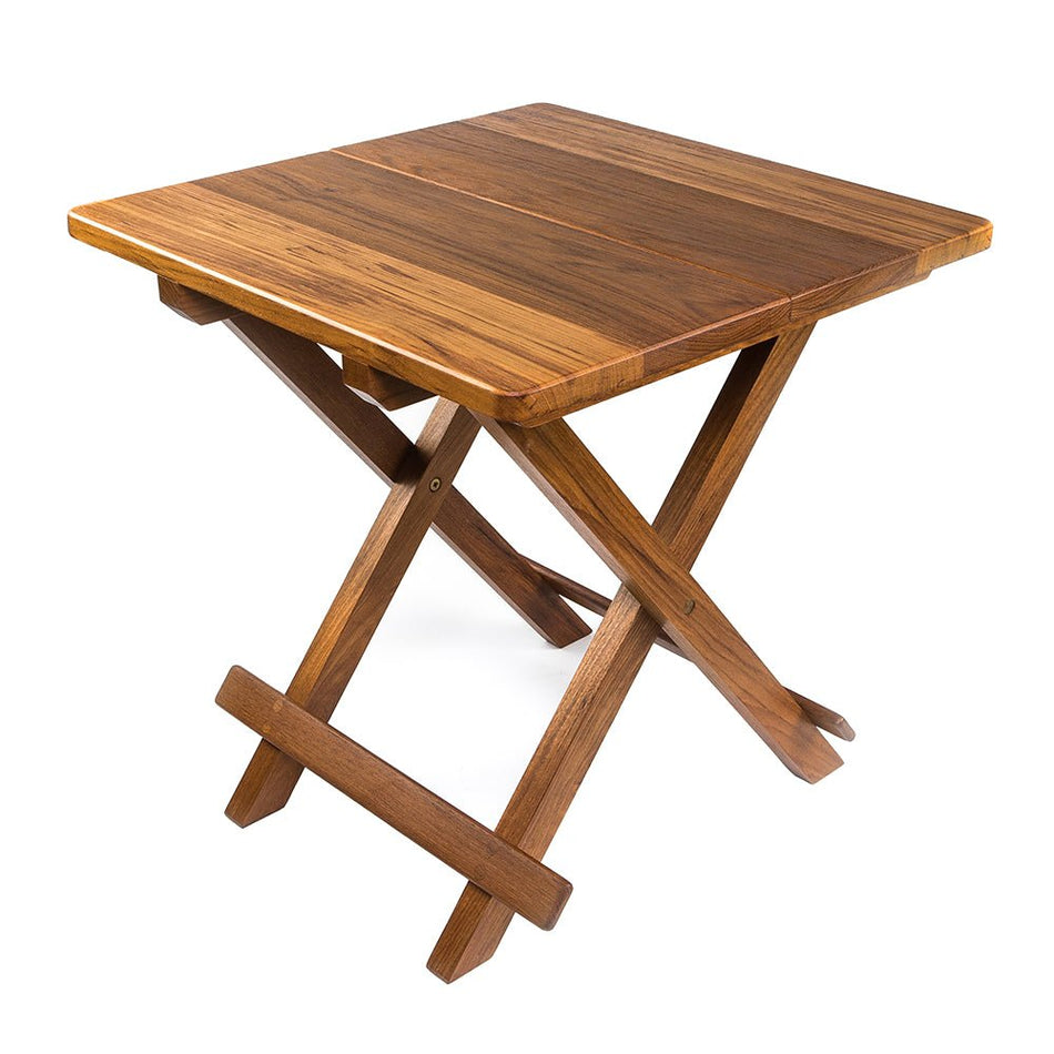 Whitecap Teak Solid Top Fold Away Table - Get Tight Gear