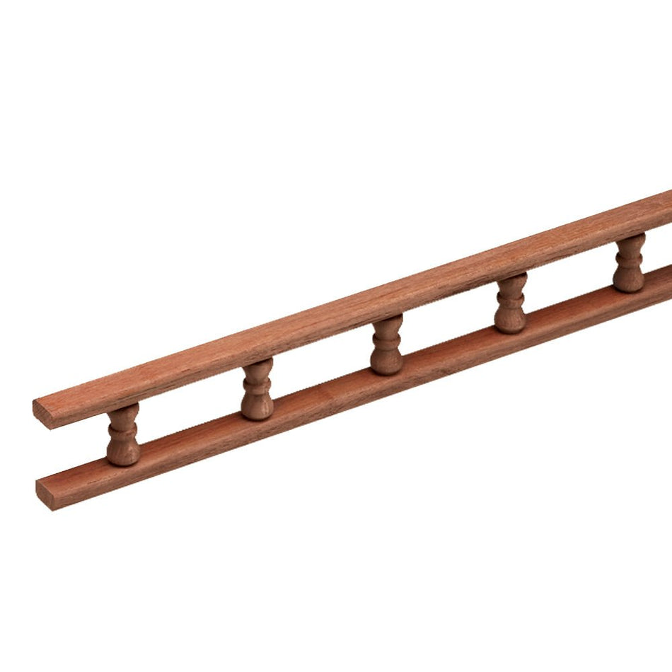 Whitecap Teak Standard Pin Rail - 5' - Get Tight Gear