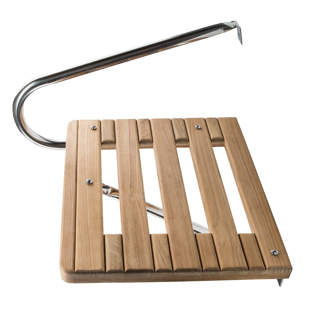 Whitecap Teak Swim Platform f/Outboard Motors - Get Tight Gear