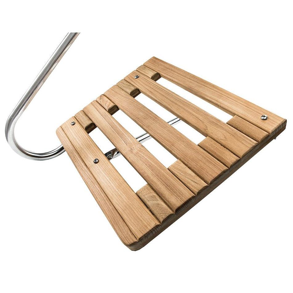 Whitecap Teak Swim Platform f/Outboard Motors - Get Tight Gear