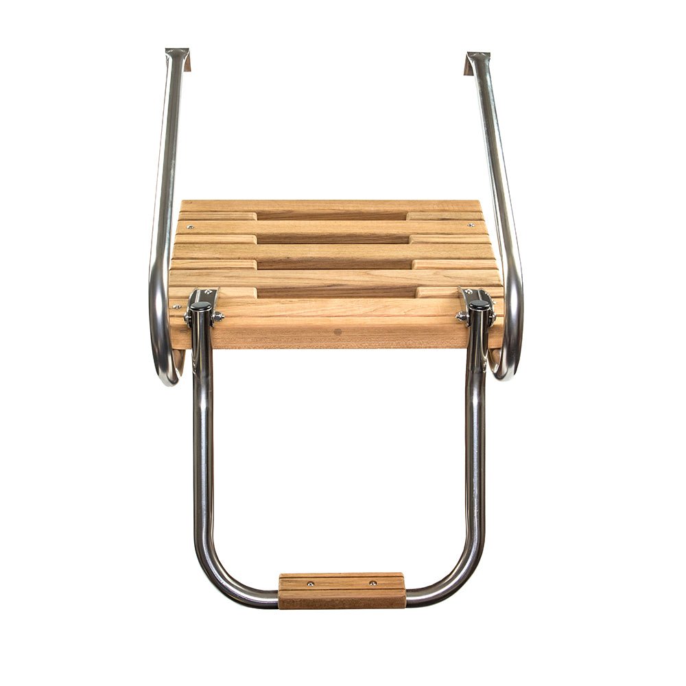 Whitecap Teak Swim Platform w/Ladder f/Inboard/Outboard Motors - Get Tight Gear