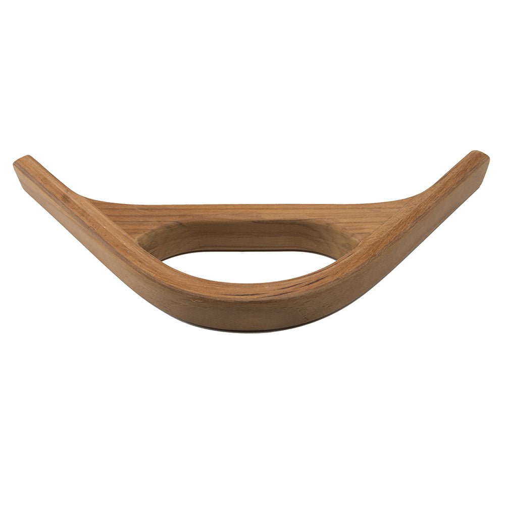Whitecap Teak Track Corner w/Hand Hold Molding - 3/4" - Get Tight Gear