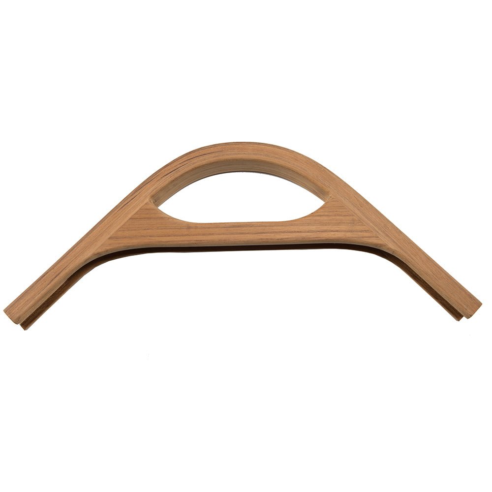 Whitecap Teak Track Corner w/Hand Hold Molding - 3/4" - Get Tight Gear