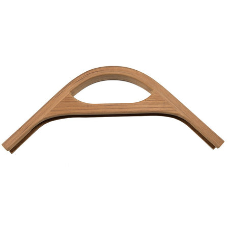 Whitecap Teak Track Corner w/Hand Hold Molding - 3/4" - Get Tight Gear