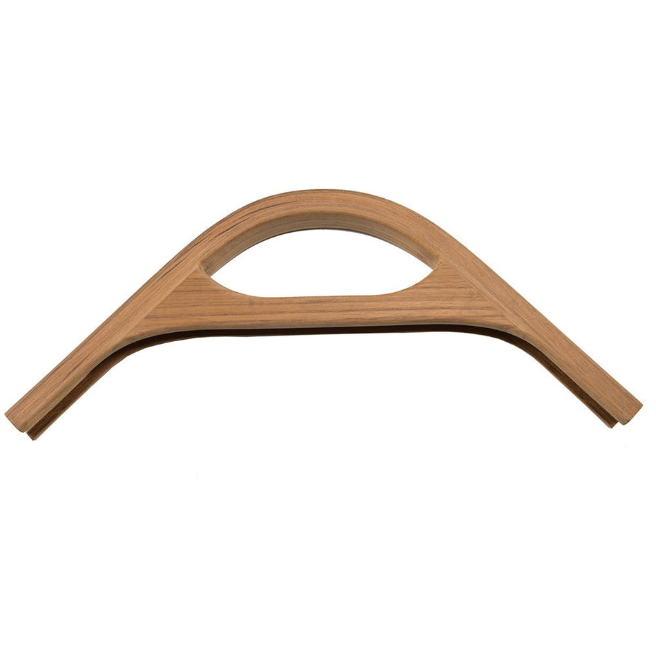 Whitecap Teak Track Corner w/Hand Hold Molding - 3/4" - Get Tight Gear