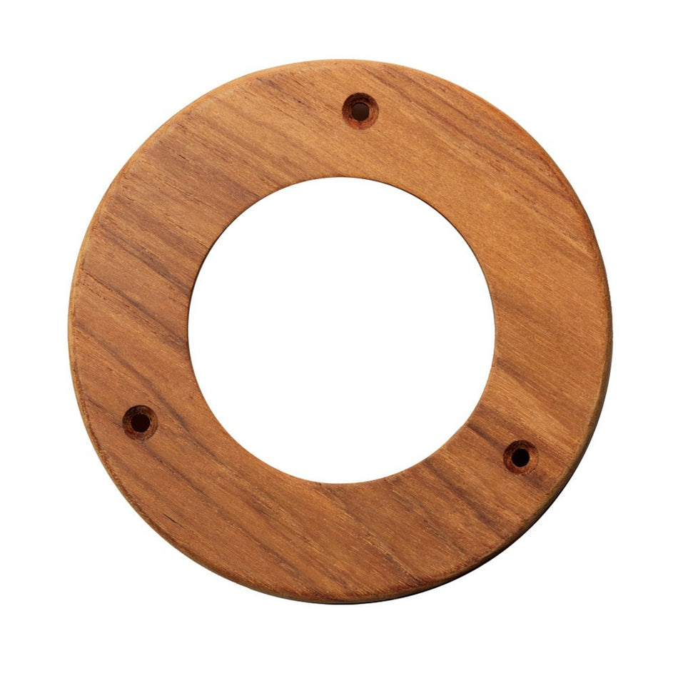 Whitecap Teak Trim Ring - 4" Inner Diameter Opening - Get Tight Gear