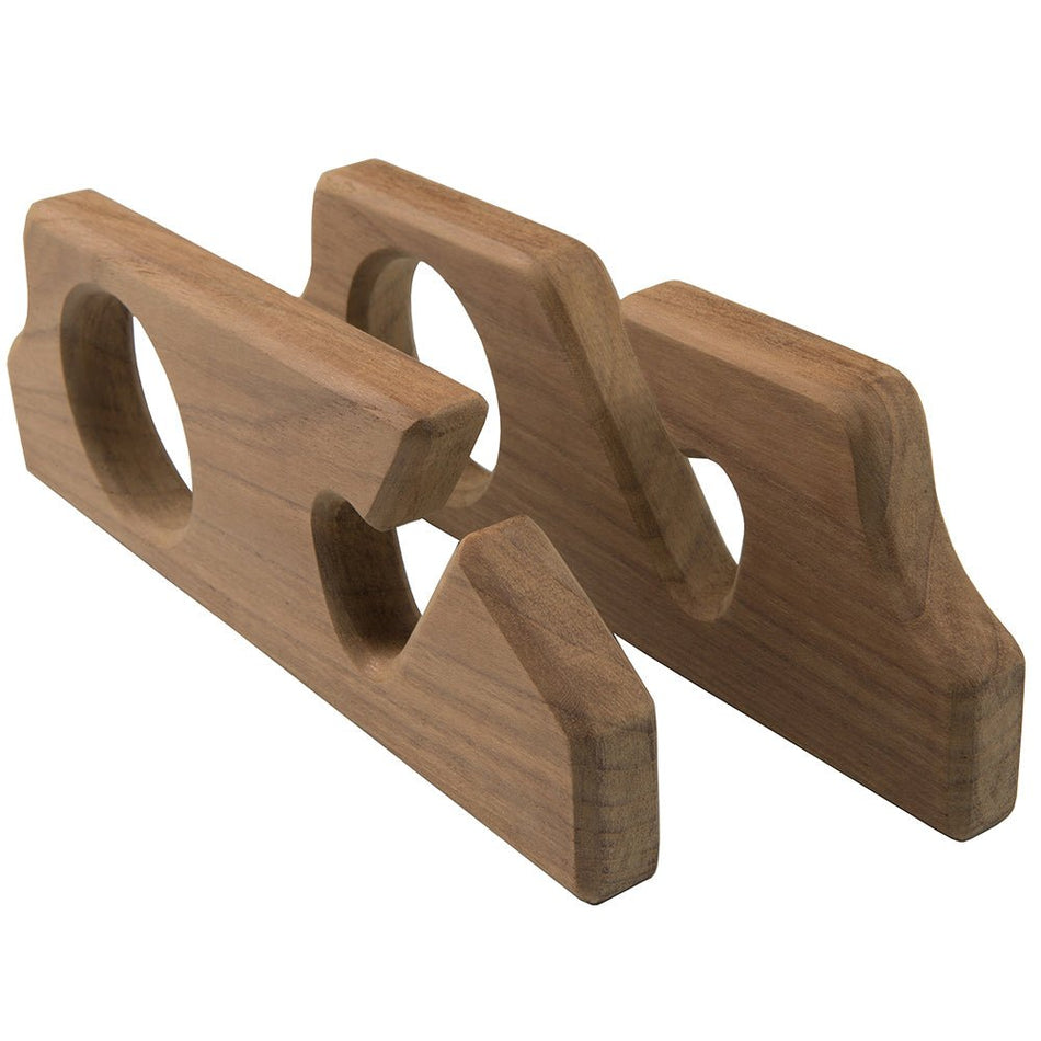 Whitecap Teak Two - Rod Storage Rack - Pair - Get Tight Gear