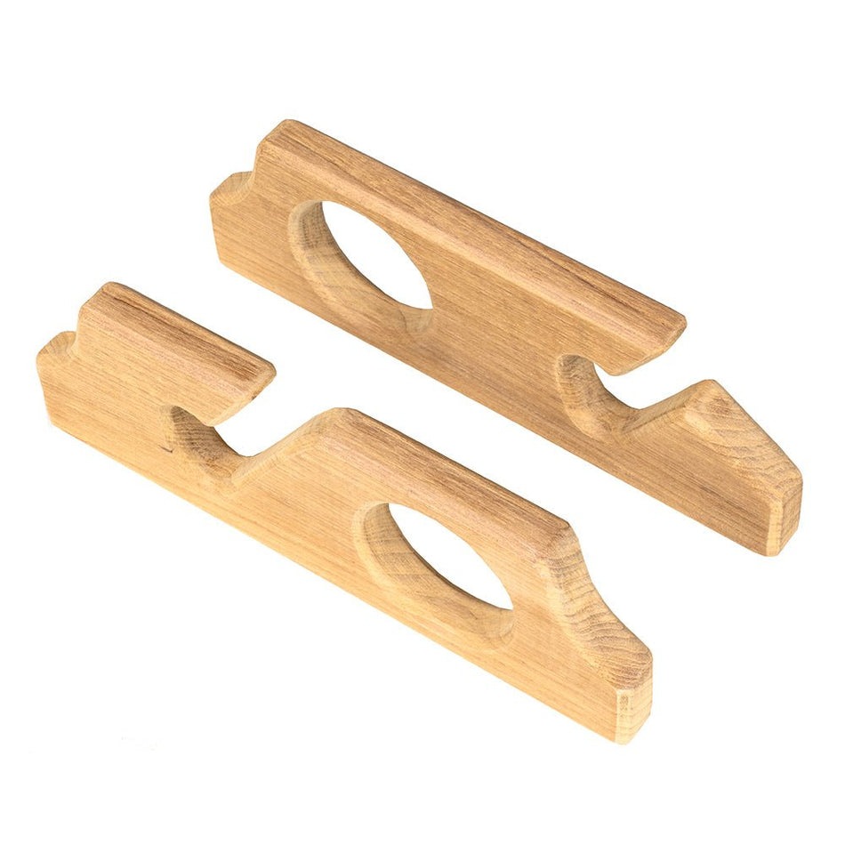 Whitecap Teak Two - Rod Storage Rack - Pair - Get Tight Gear