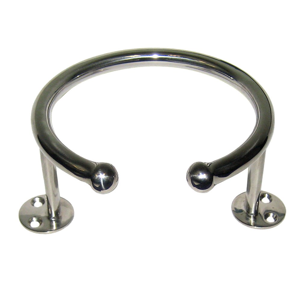 Whitecap Top Mount Ring SS Cup Holder - 1 - Drink - Base Mount - Get Tight Gear