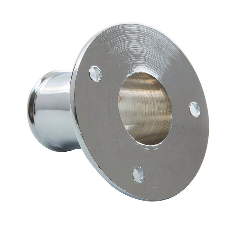 Whitecap Top - Mounted Flag Pole Socket CP/Brass - 1" ID - Get Tight Gear