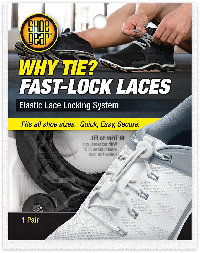 Why Tie Fast Lock Laces Black - Get Tight Gear