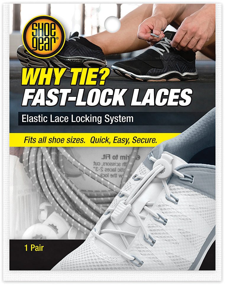 Why Tie Fast Lock Laces Gray - Get Tight Gear