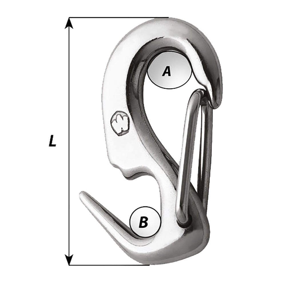 Wichard 5/16 Stainless Steel Sail Snap + - Get Tight Gear