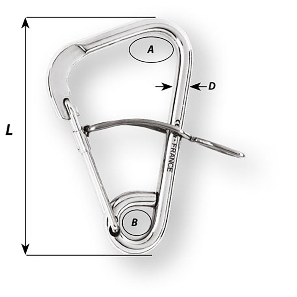 Wichard Automatic Mooring Hook - 170mm Length - 6 - 11/16" - Get Tight Gear
