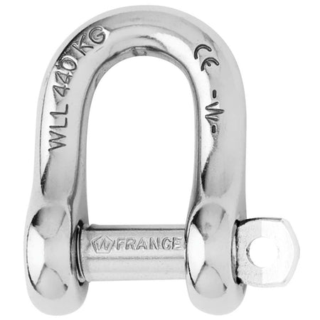 Wichard Captive Pin D Shackle - Diameter 6mm - 1/4" - Get Tight Gear
