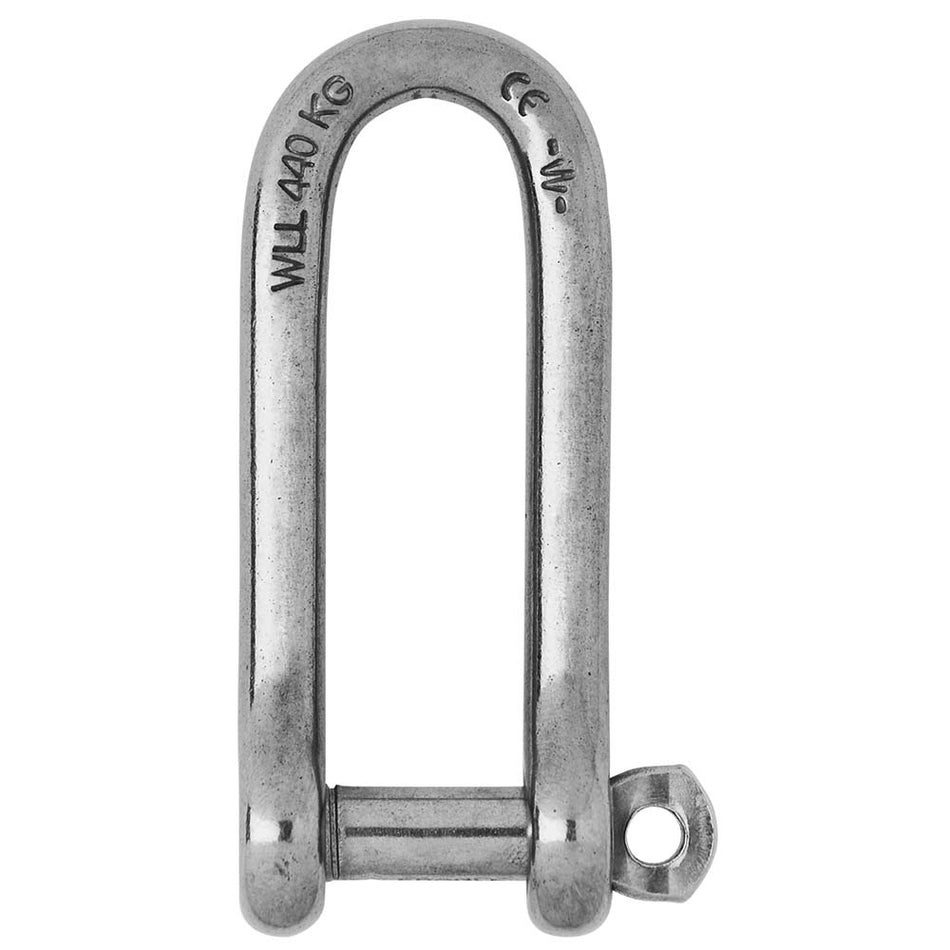 Wichard Captive Pin Long D Shackle - Diameter 8mm - 5/16" - Get Tight Gear