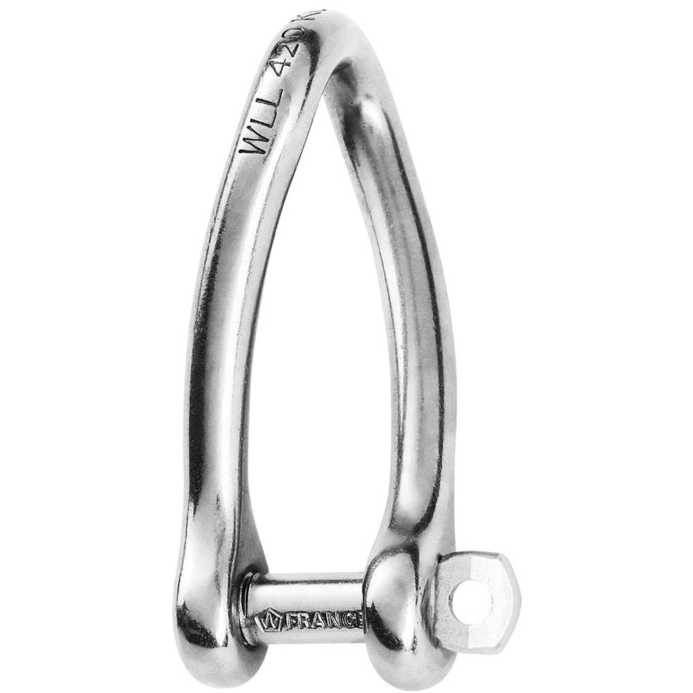 Wichard Captive Pin Twisted Shackle - Diameter 6mm - 1/4" - Get Tight Gear