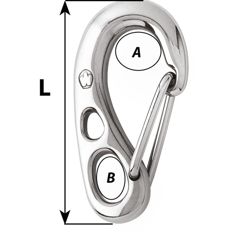 Wichard HR Safety Snap Hook - 100mm Length - 3 - 15/16" - Get Tight Gear
