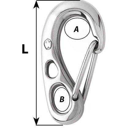 Wichard HR Safety Snap Hook - 100mm Length - 3 - 15/16" - Get Tight Gear