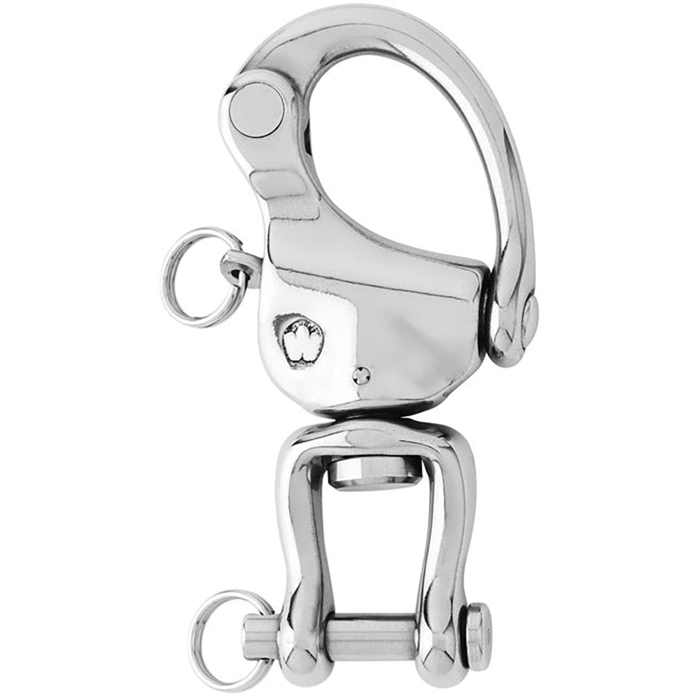 Wichard HR Snap Shackle With Clevis Pin Swivel - 120mm Length - 4 - 23/32" - Get Tight Gear