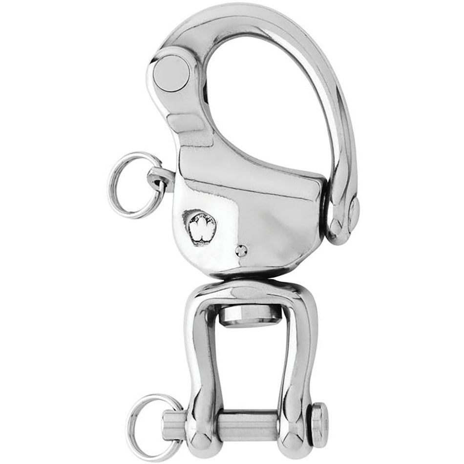 Wichard HR Snap Shackle With Clevis Pin Swivel - 120mm Length - 4 - 23/32" - Get Tight Gear