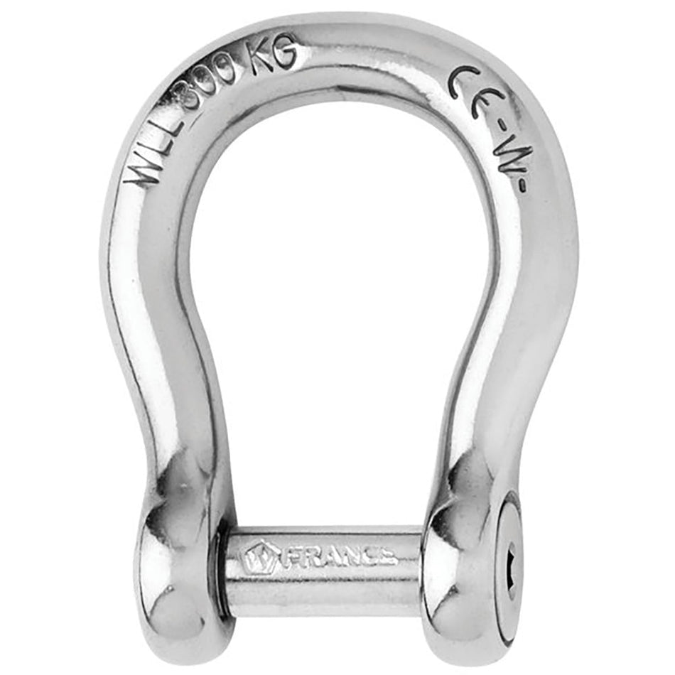 Wichard Self - Locking Allen Head Pin Bow Shackle - 6mm Diameter - 1/4" - Get Tight Gear