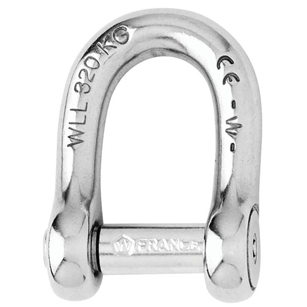 Wichard Self - Locking Allen Head Pin D Shackle - 10mm Diameter - 13/32" - Get Tight Gear