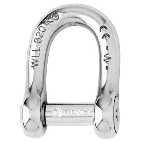 Wichard Self - Locking Allen Head Pin D Shackle - 8mm Diameter - 5/16" - Get Tight Gear