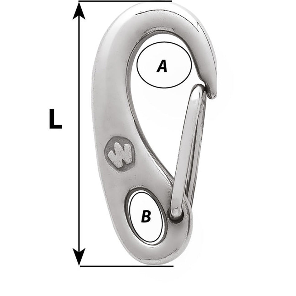 Wichard Snap Hook - Length 3 - 15/16" - Get Tight Gear